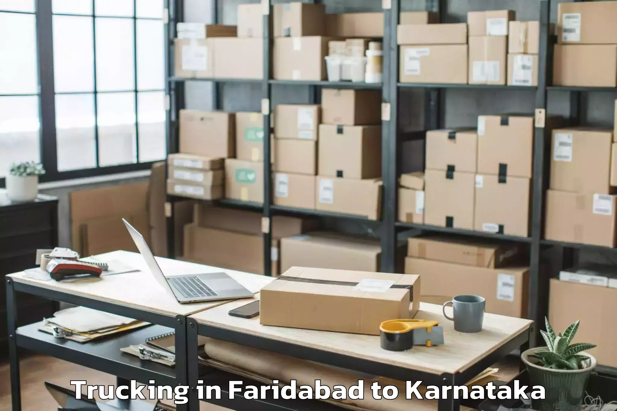 Expert Faridabad to Manginhal Trucking